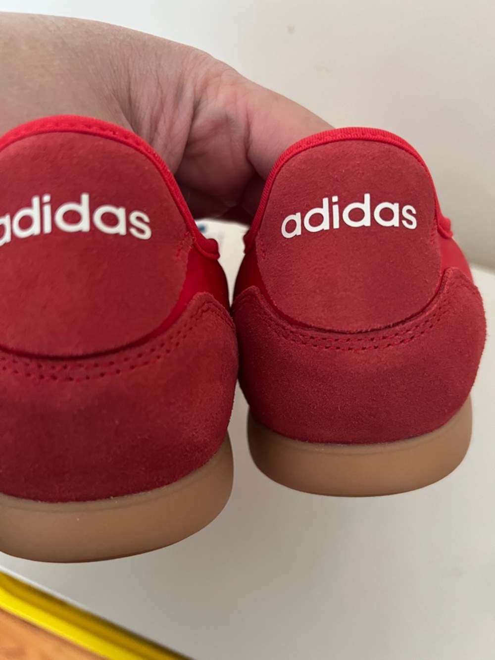 adidas Red  Mary Jane Sneaker Ballet Flats - Picture 2 of 4